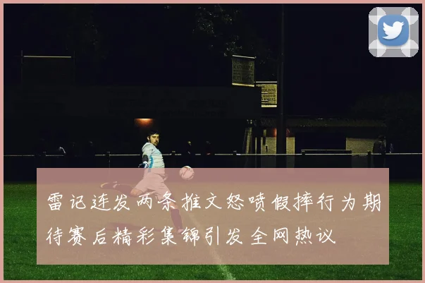 雷记连发两条推文怒喷假摔行为期待赛后精彩集锦引发全网热议